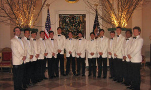 East Wing a cappella: Tigertones visit the White House
