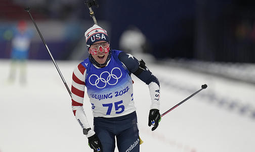 Feb. 15: Olympian Jake Brown ’14 Competes in Biathlon