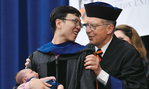 At Hooding, Reasons to Celebrate
