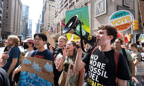 Princeton Students Join New York Climate March