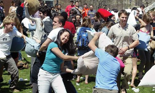 Photo From the Archives: The 2009 Pillow Fight