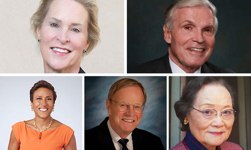 Five Receive Honorary Degrees in Virtual Commencement