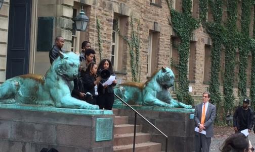 Princeton Students Sit In at Nassau Hall, Demanding Improvements to Experience of Black Students