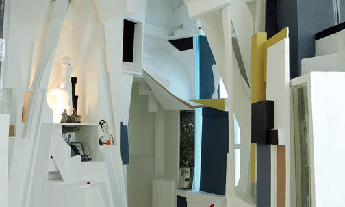 Walking through a room by Schwitters