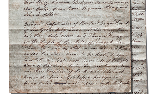 From Princeton’s vault: Investigating a murderous vice president