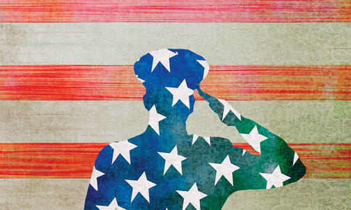 In support of veterans; from garden to table