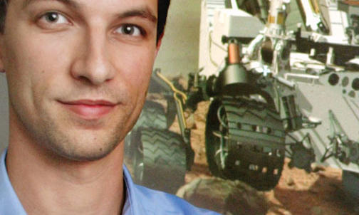 Rover scientist Kevin Lewis, on the red planet