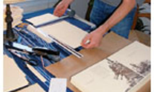 A publishing house that creates each book by hand