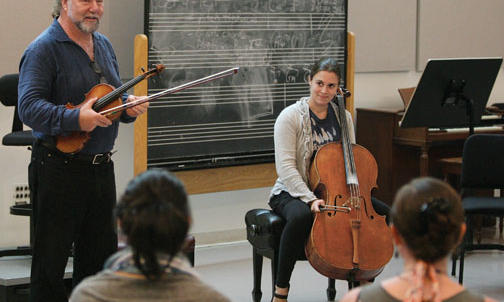 In this course, musicians are front and center