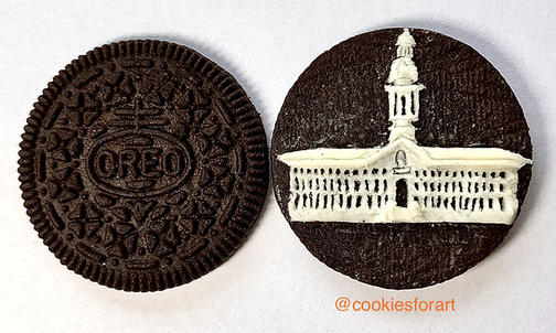 Home During COVID, Anita Pan *20 Sculpts Great Art Into Oreo Cookies