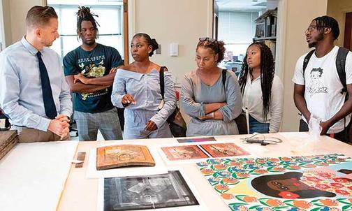 Students, Faculty Go Behind the Scenes: Museum Partners With HBCUs