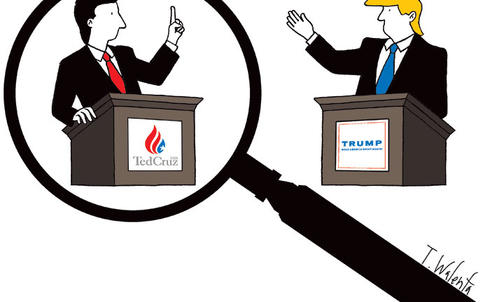 Quips, Sparring, Rhetoric: Students Size Up Cruz ’92 as Debater