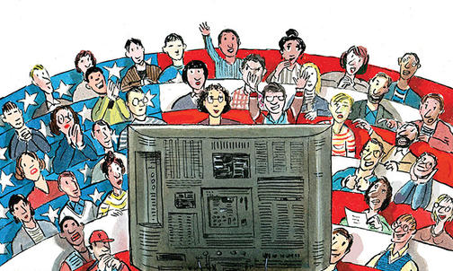 Putting Aside Papers and Problem Sets, Campus Tunes In to Candidates’ Debate