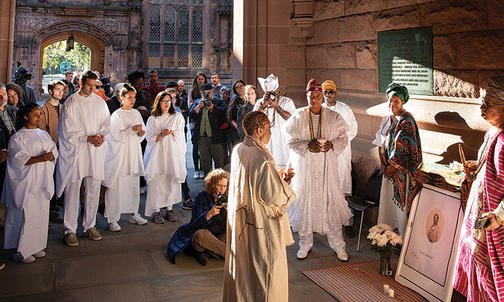 Arch Ceremony for James C. Johnson: An Ex-Slave, a Friend to Students
