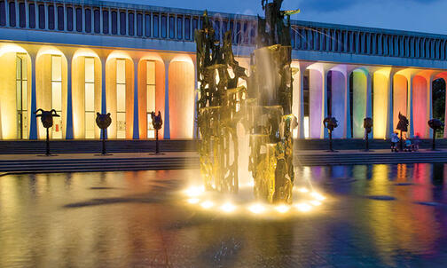 On the Campus: Fountain of Freedom