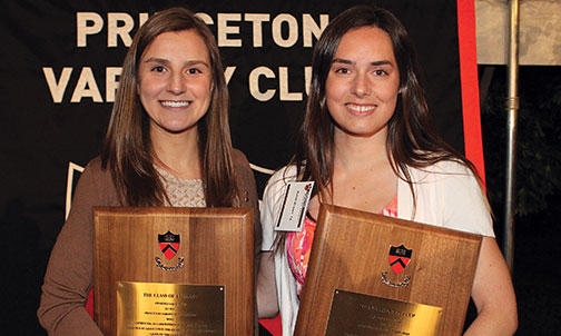 Two of a Kind: Senior Divers Brown, Zambrowicz Share Academic Honor