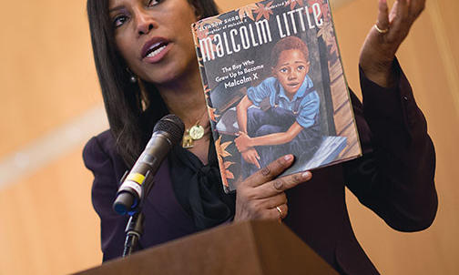 Push for Change, Malcolm X’s Daughter Urges