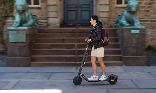 Electric Scooters Banned From Campus During Peak Hours 