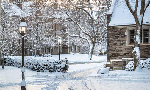 Campus Photo: First Snowfall