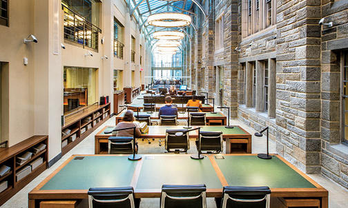 On the Campus: Rare Books Reading Room