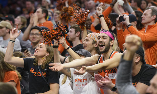 Orange Wave of Princeton Fans Invades Louisville for Sweet 16