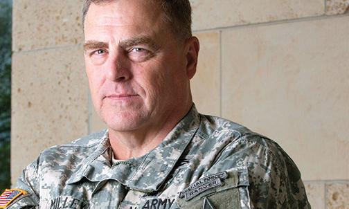 Q&A: Lt. Gen. Mark A. Milley ’80