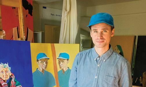 Princetonians Photo: Adam Dressner ’02 Swapped Law for Painting