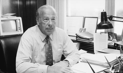 New Biography Details Complex Career of Statesman George Shultz ’42