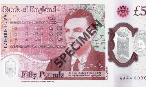 Great Britain Unveils Bank Note Honoring Alan Turing *38