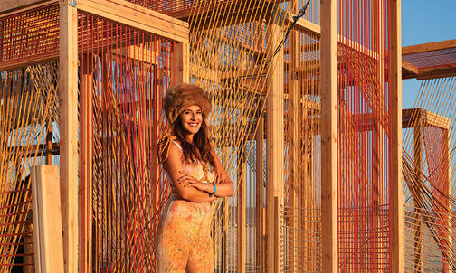 Architect Kate Greenberg ’10 Brings Her Art to Burning Man