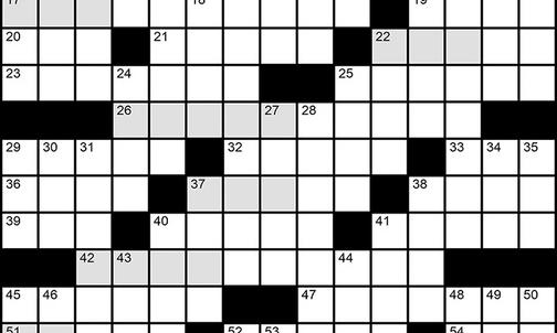 Crossword: Princeton Pride