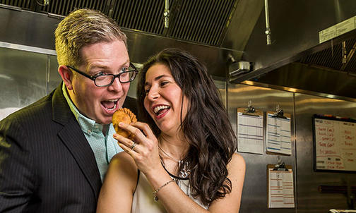 Scientists Margarita *09 and Andrew Womack *11 Find Their Mission in the Kitchen