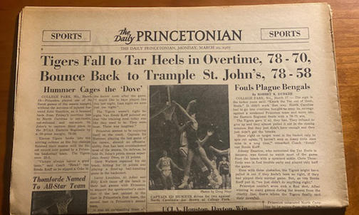 Essay: Remembering the Last Time Princeton Made the Sweet 16 in 1967