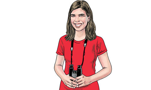 Professor Cassie Stoddard and the Mysteries of Bird Vision