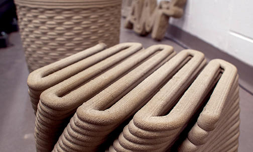 Research Photo: Reza Moini’s Lab Engineers Stronger 3D-Printed Concrete