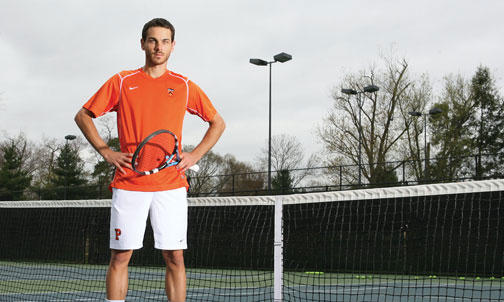 Unlikely tennis star Pecotic ’13 leads team to winning season