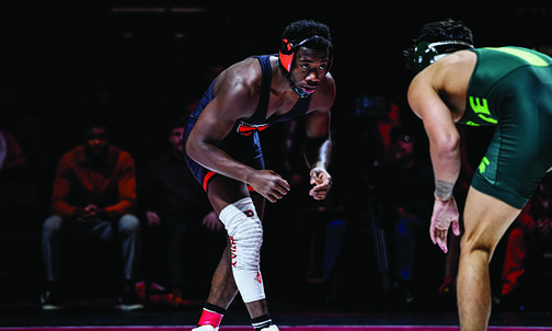 Wrestler Quincy Monday ’23 Is a Different Kind of Leader