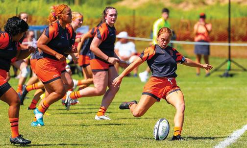 Women’s Rugby Players Start Their First Varsity Season