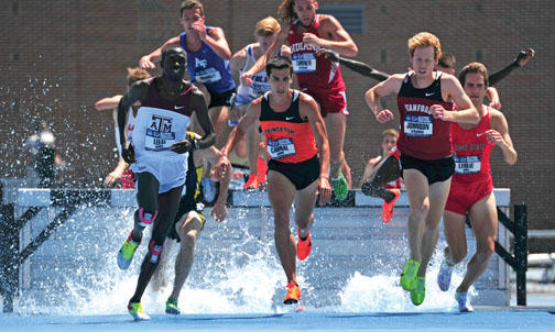 Cabral ’12 leaps to NCAA victory for men’s track
