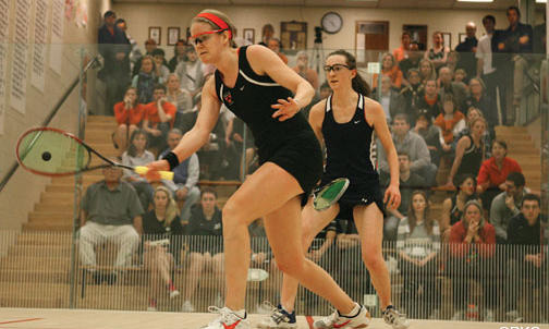 Powerhouse Cerullo ’13 leads ­veterans on women’s squash