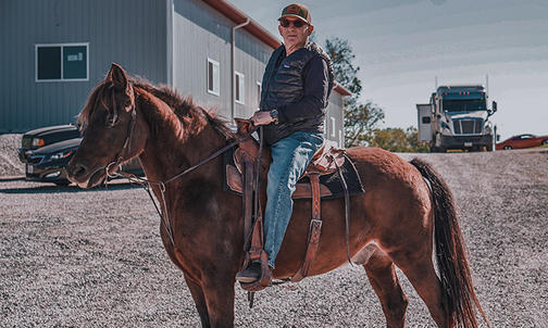 Andy Brown ’72 Heals Veterans and First Responders with Horses