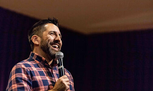 Joe Hernández-Kolski ’96 Counters COVID Misinformation With Comedy