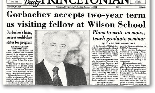 Faking It: Princeton Gets Gorby