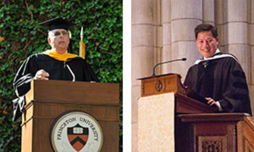Tigers of the Week: Norman Augustine ’57 *59 and Christopher Lu ’88