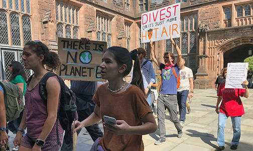 Princeton Students, Faculty Join Community in Climate Strike