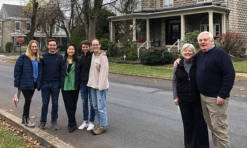 Students Scattered by COVID Connect With Alumni Across the Country 