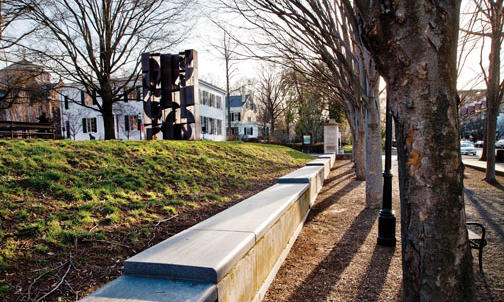 Campus side, Nassau Street