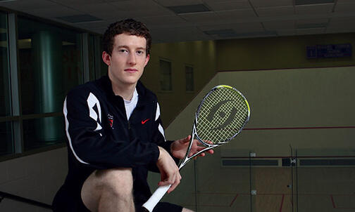 Todd Harrity ’13 Pushes Himself on the Pro Squash Tour