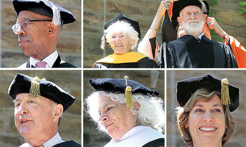 Honorary Degrees for Six at Commencement