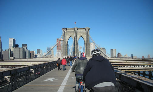 Students, staff pedal from Queens to N.J.